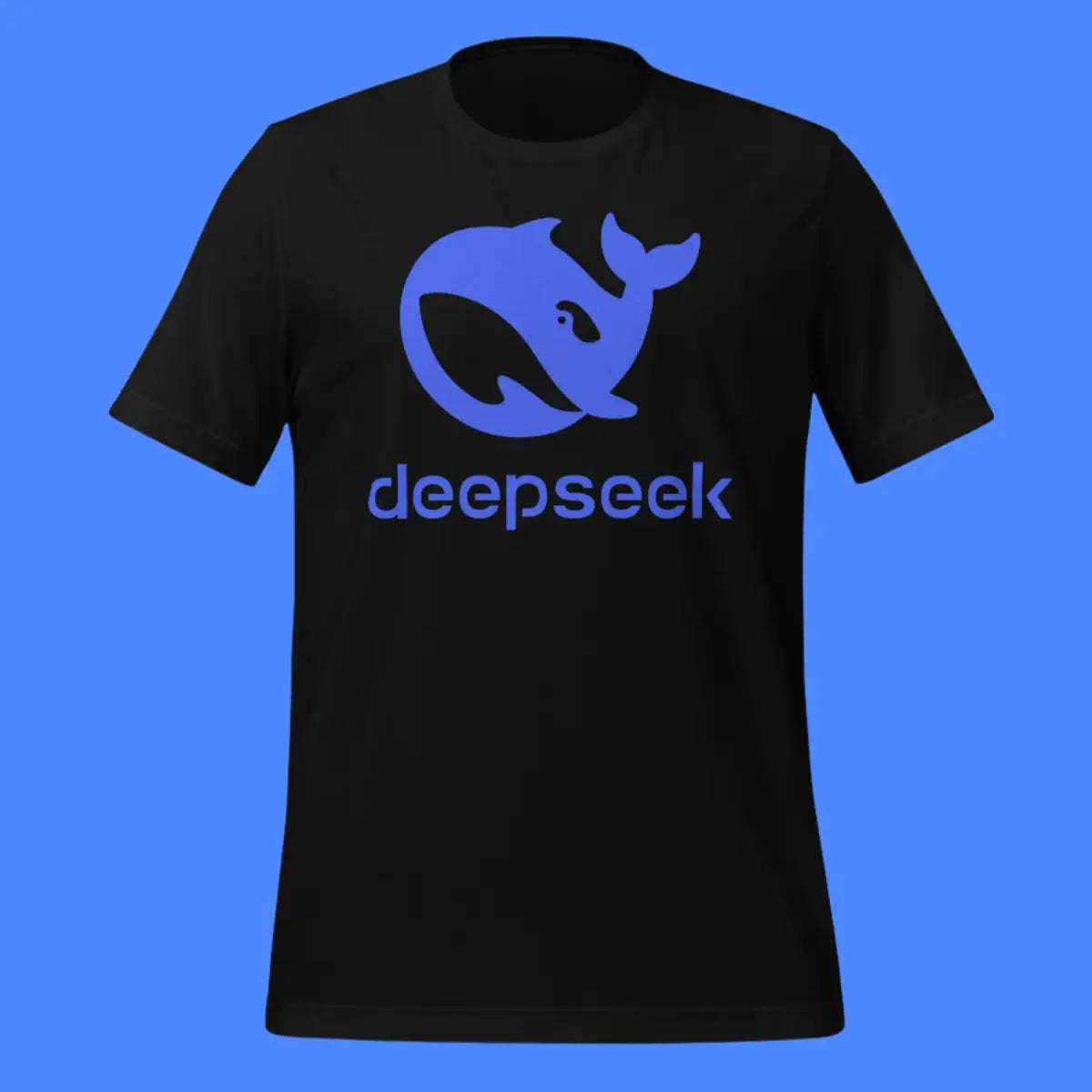 DeepSeek Stacked Logo T-Shirt (unisex)