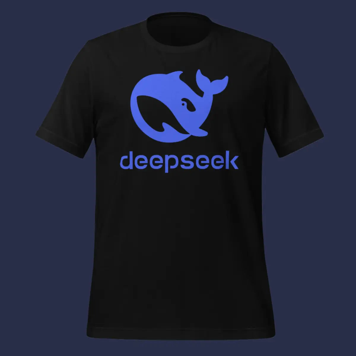 DeepSeek Stacked Logo T-Shirt (unisex)