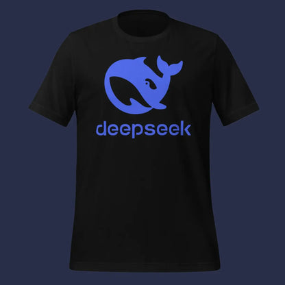 DeepSeek Stacked Logo T-Shirt (unisex)