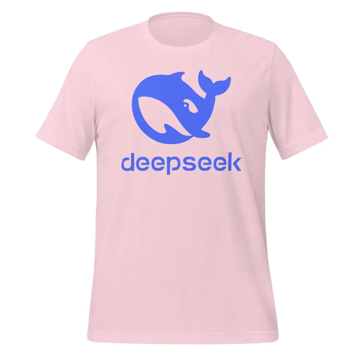 DeepSeek Stacked Logo T-Shirt (unisex) - Soft Pink / M