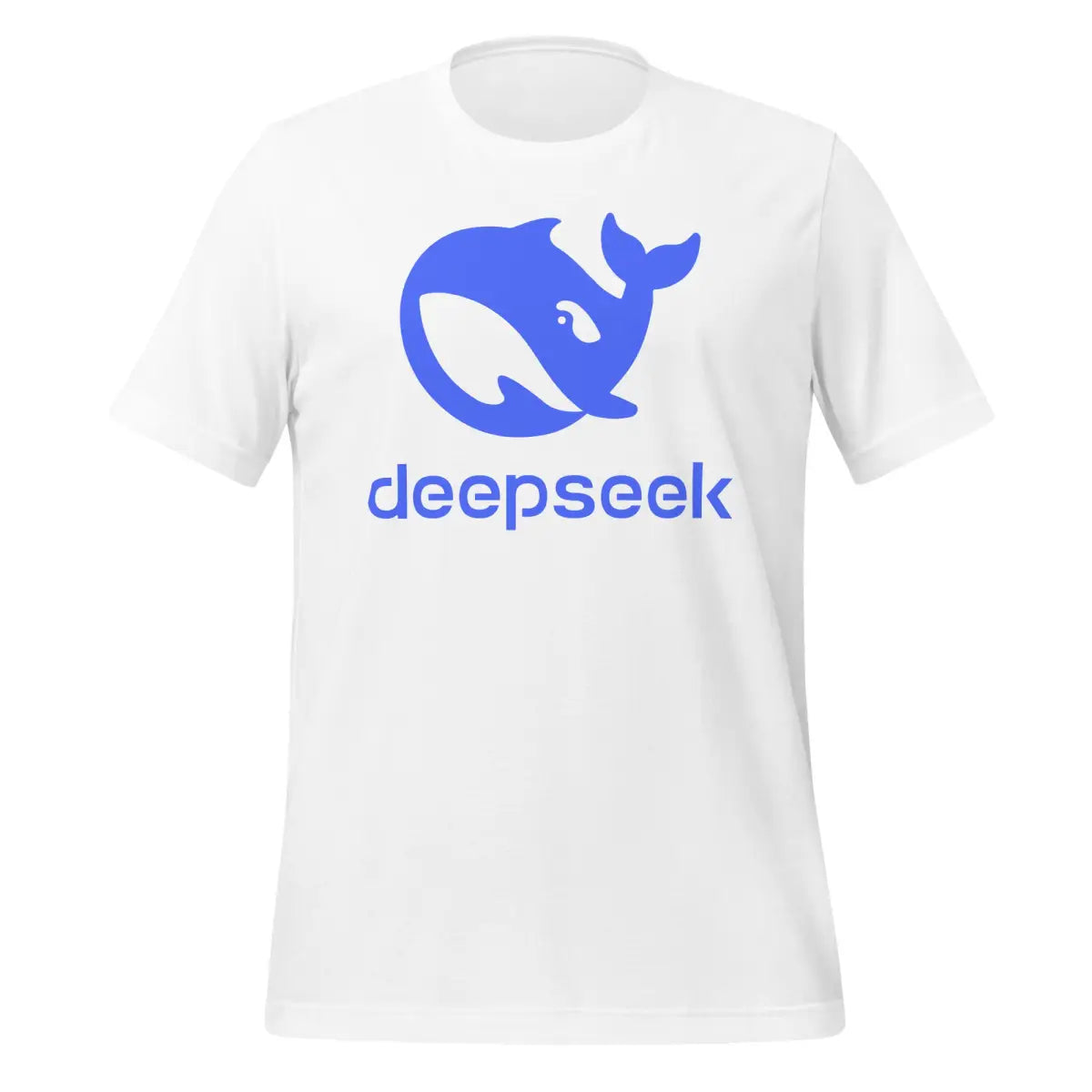 DeepSeek Stacked Logo T-Shirt (unisex) - White / M