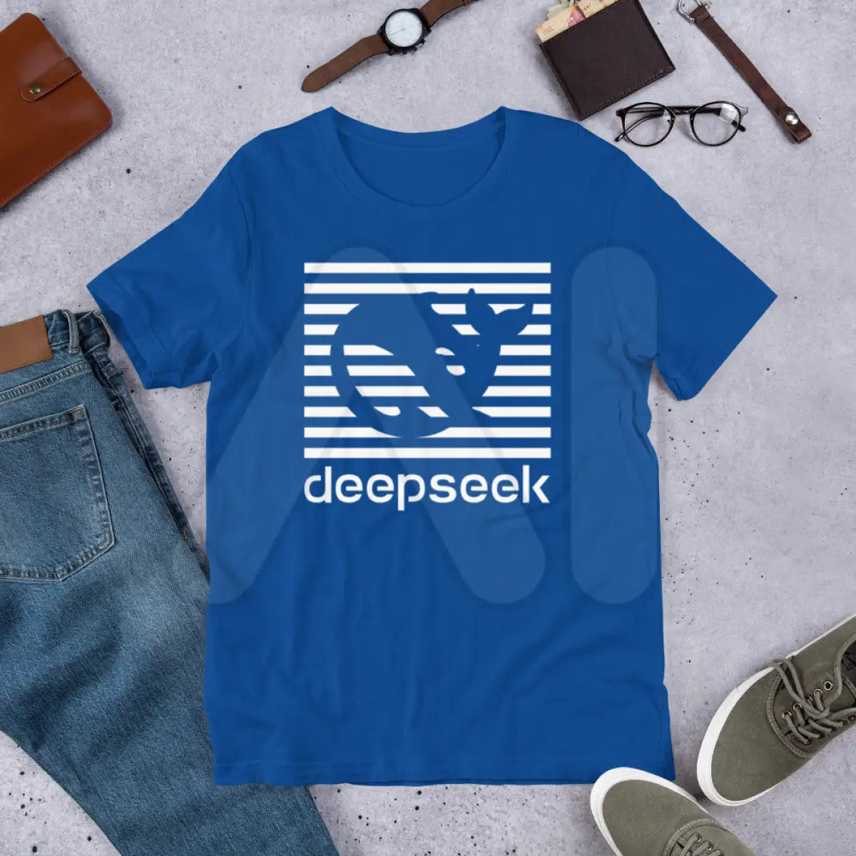 DeepSeek Stripes T-Shirt (unisex)