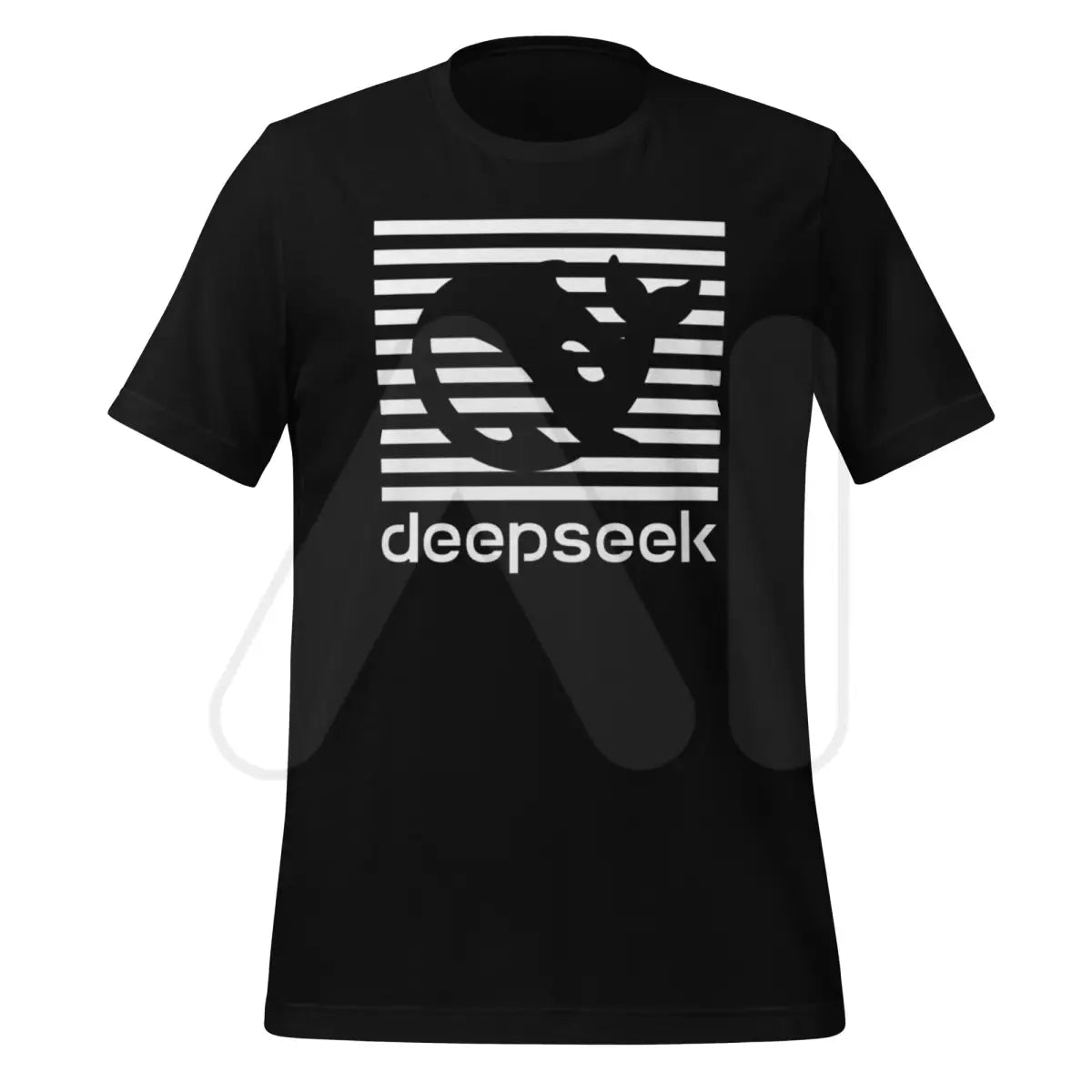 DeepSeek Stripes T-Shirt (unisex) - Black / M