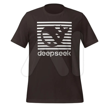 DeepSeek Stripes T-Shirt (unisex) - Brown / M