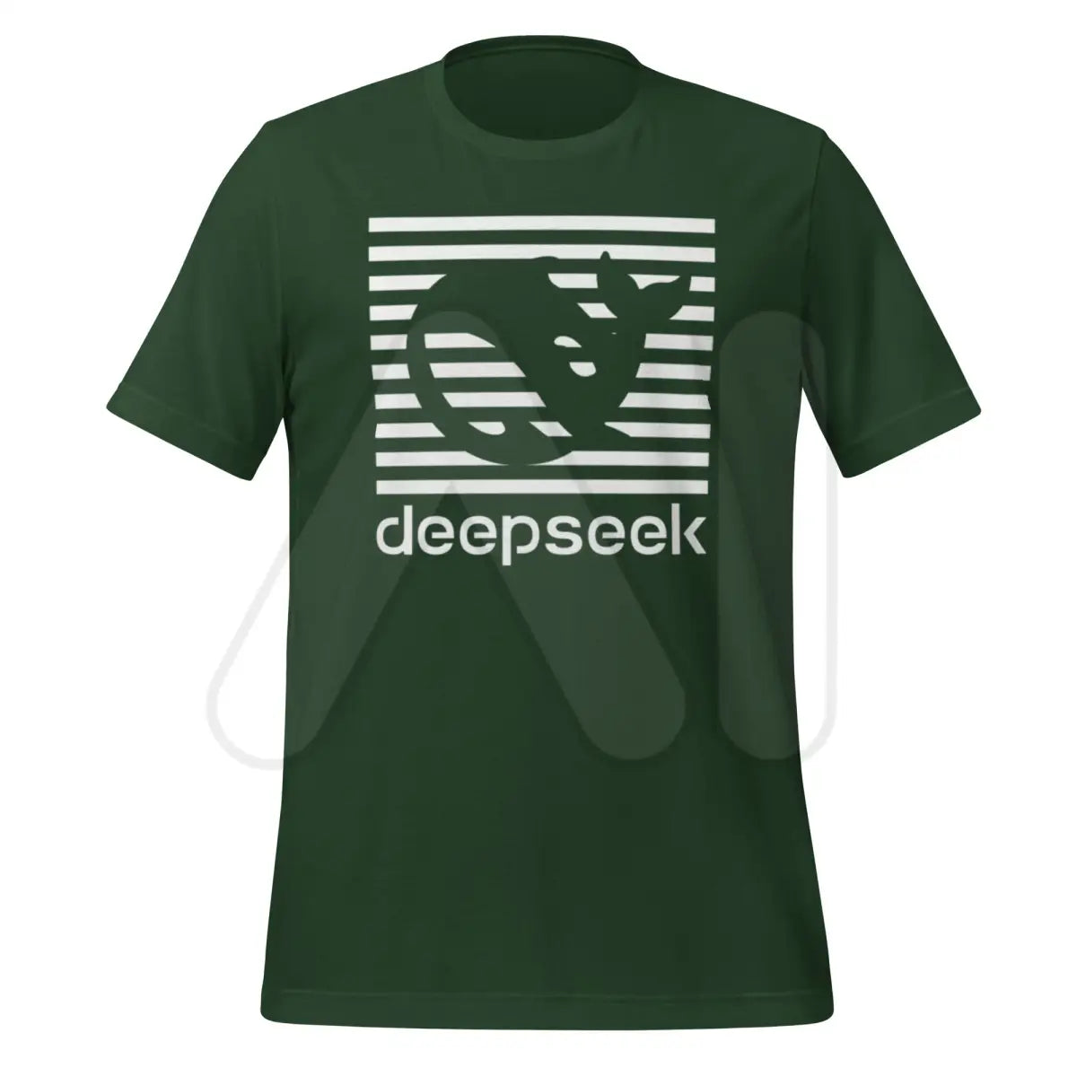 DeepSeek Stripes T-Shirt (unisex) - Forest / M