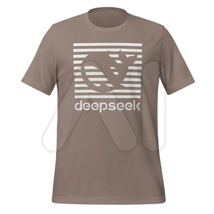 DeepSeek Stripes T-Shirt (unisex) - Pebble / M