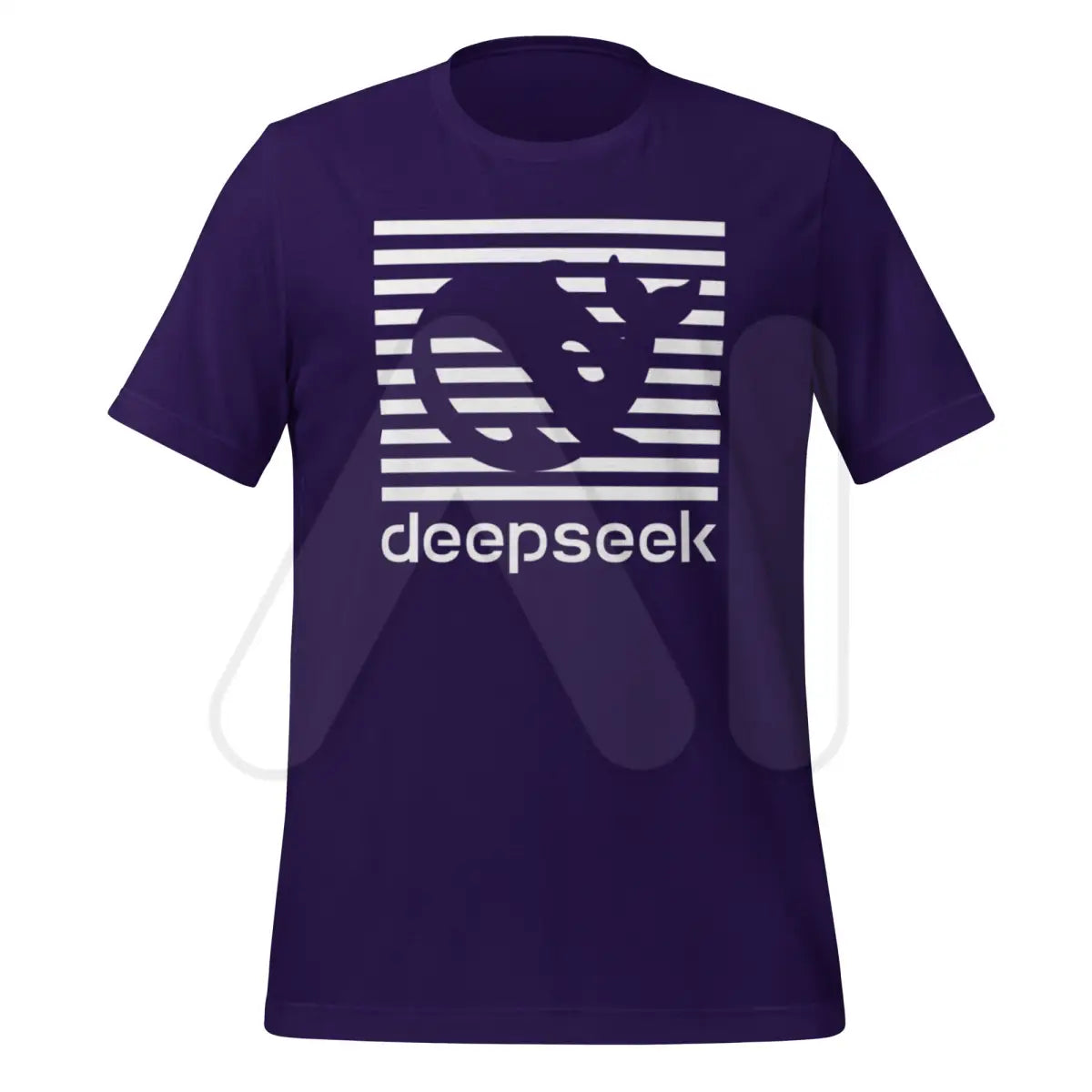 DeepSeek Stripes T-Shirt (unisex) - Team Purple / M