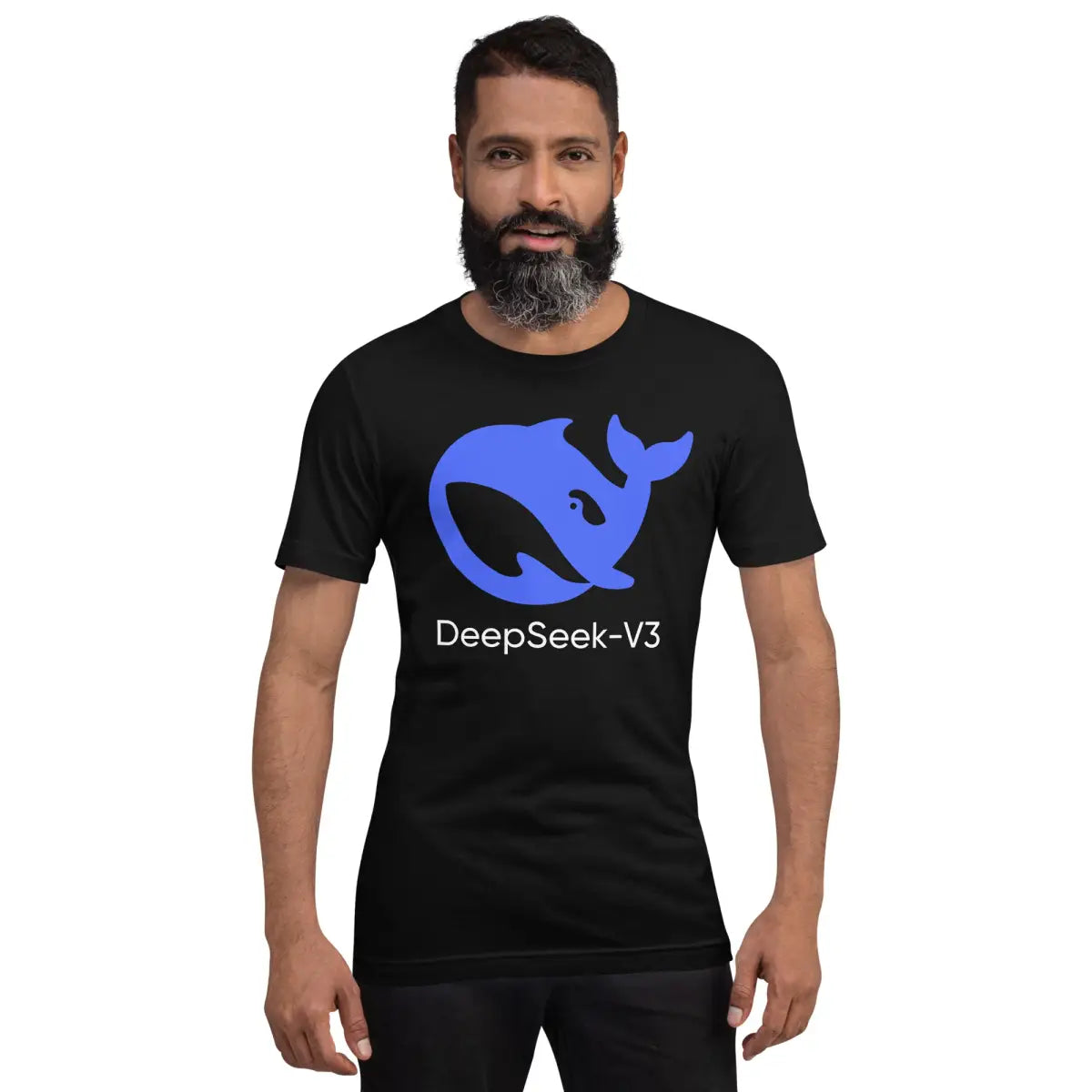 DeepSeek-V3 Icon T-Shirt (unisex)