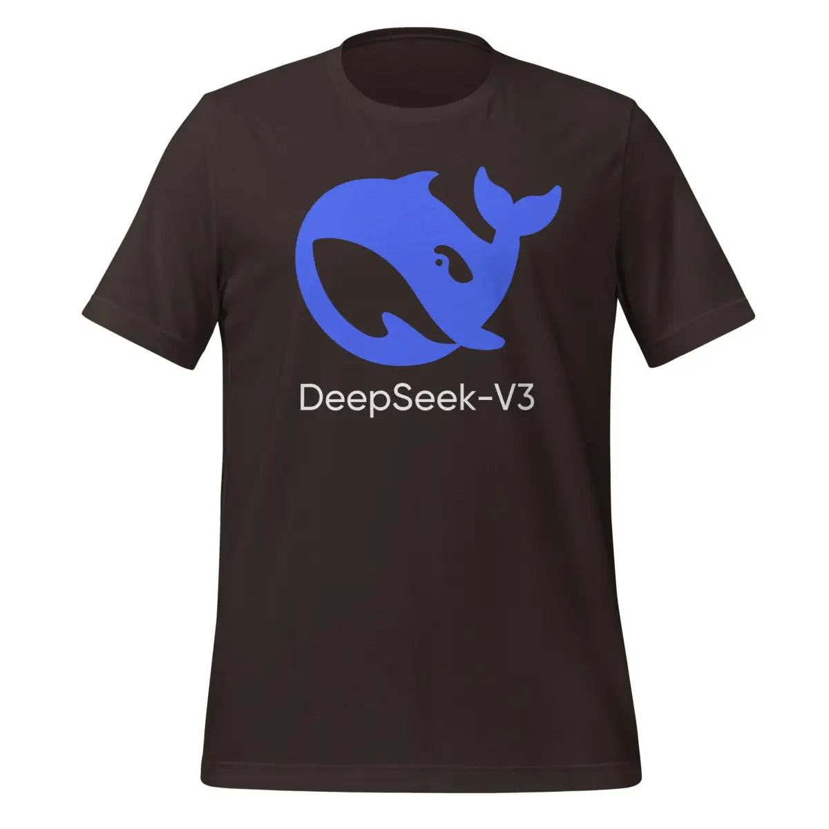 DeepSeek-V3 Icon T-Shirt (unisex) - Brown / M