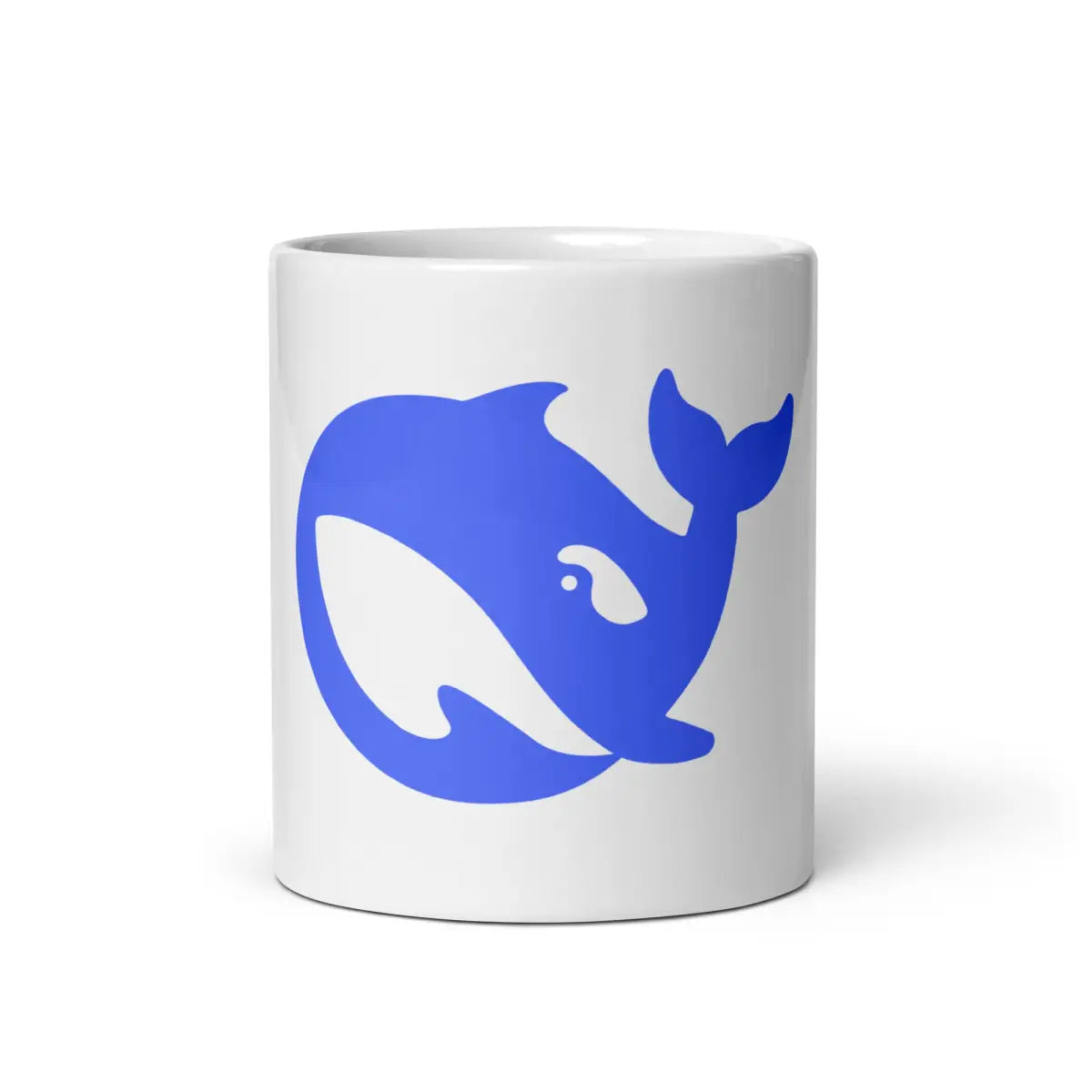 DeepSeek White Glossy Mug - 11 oz