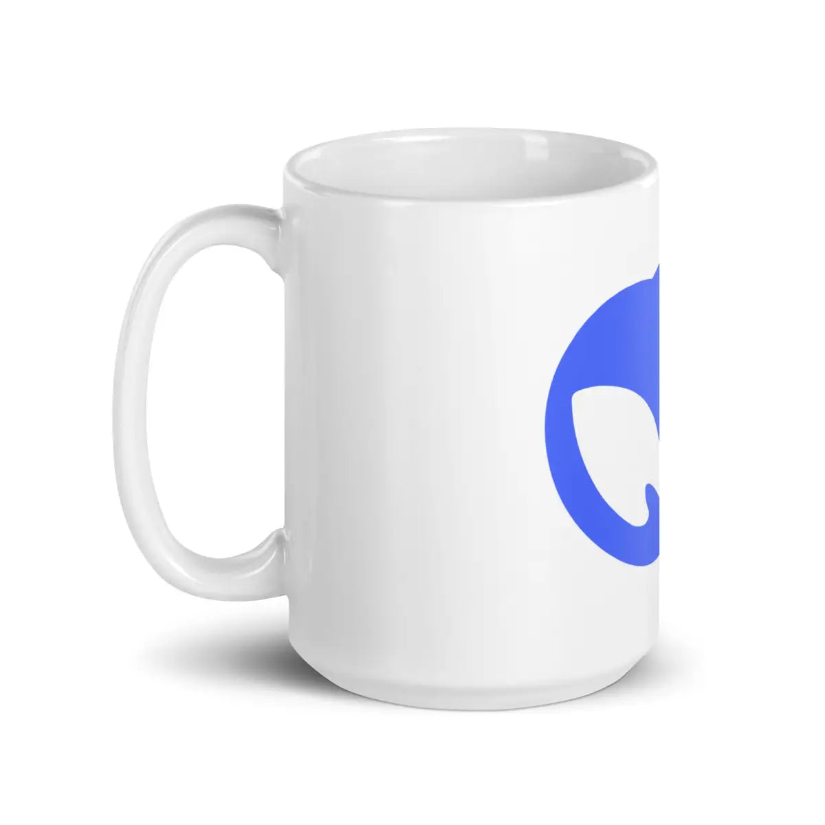 DeepSeek White Glossy Mug