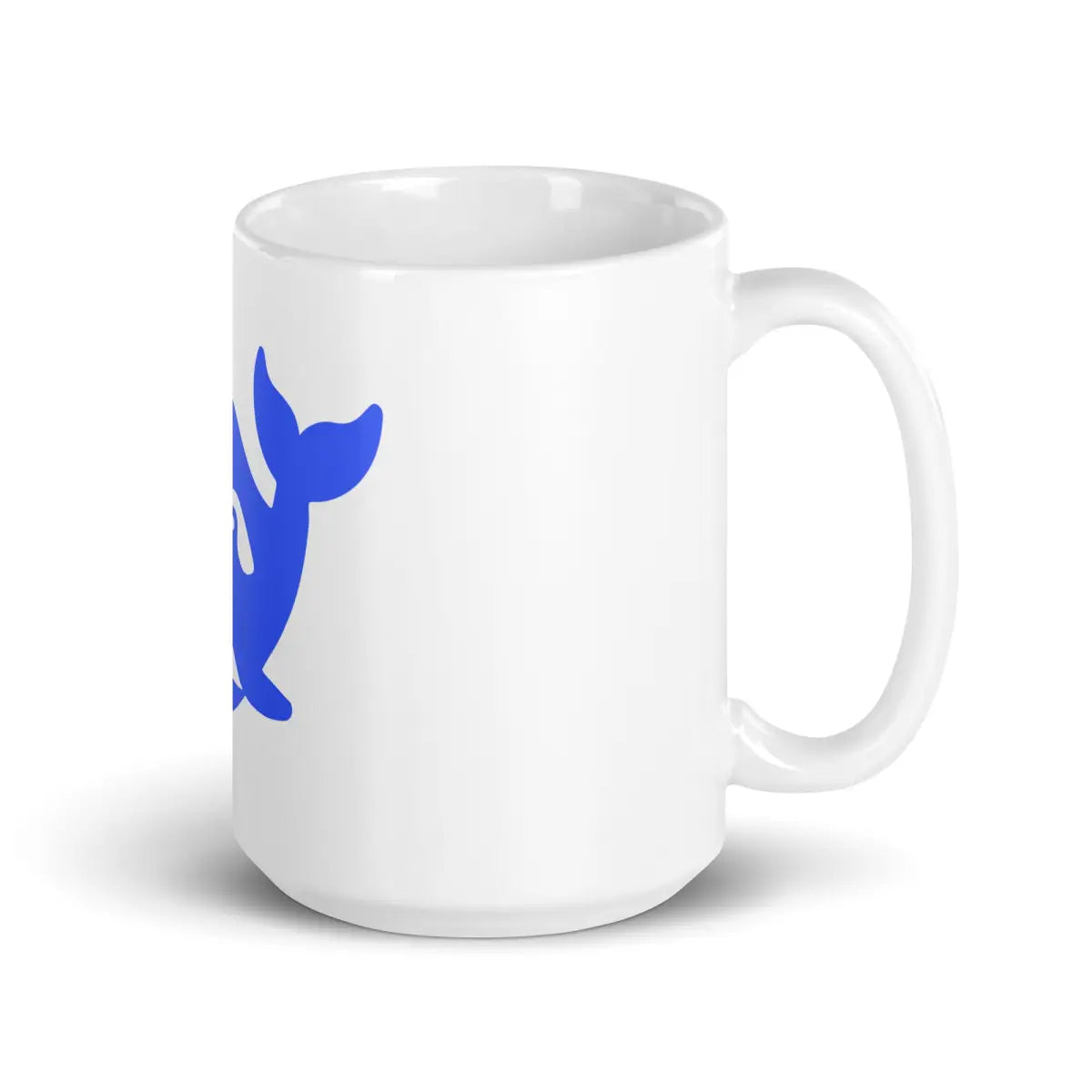 DeepSeek White Glossy Mug