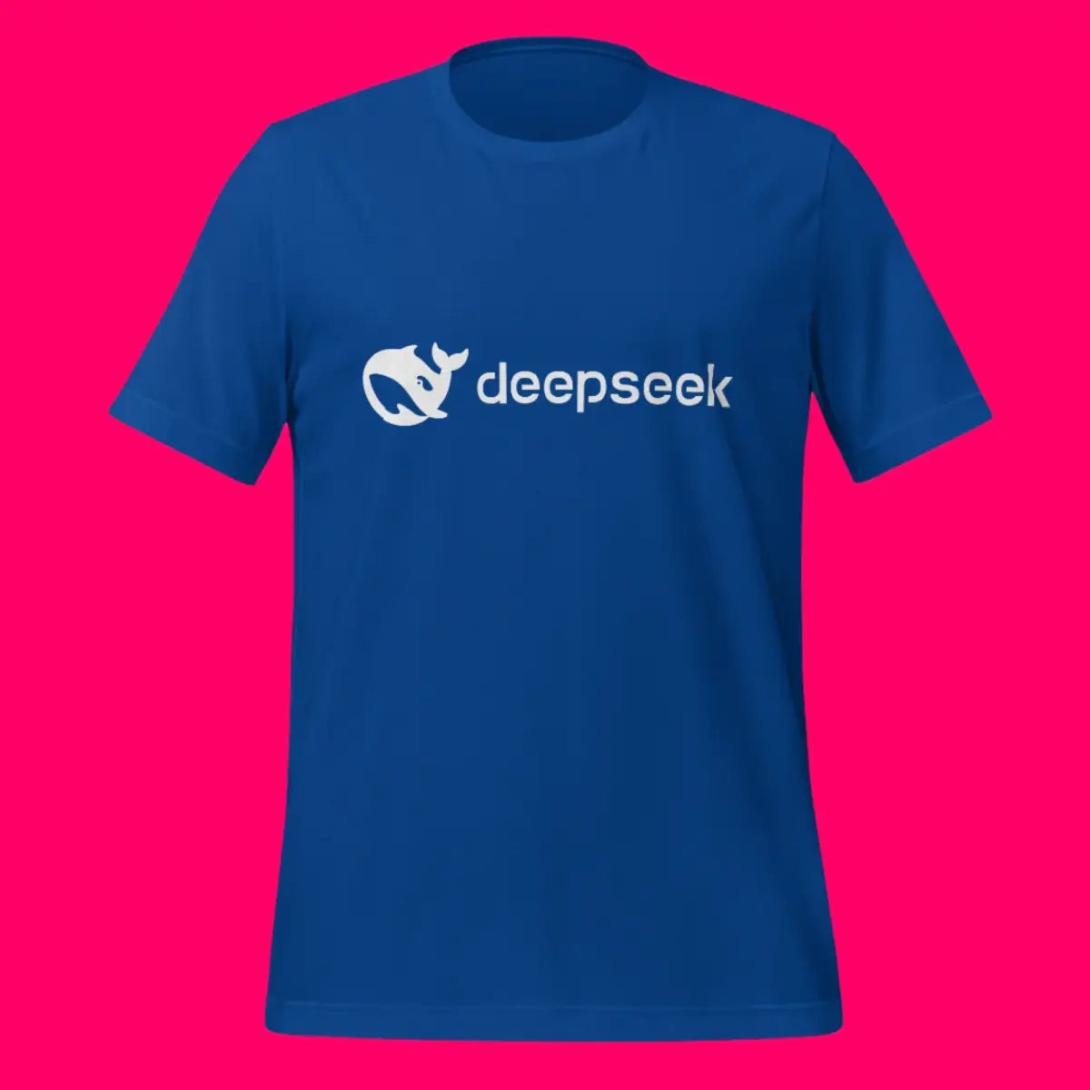 DeepSeek White Logo T-Shirt (unisex)