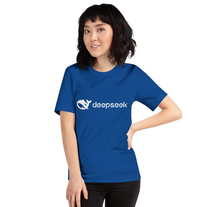 DeepSeek White Logo T-Shirt (unisex)