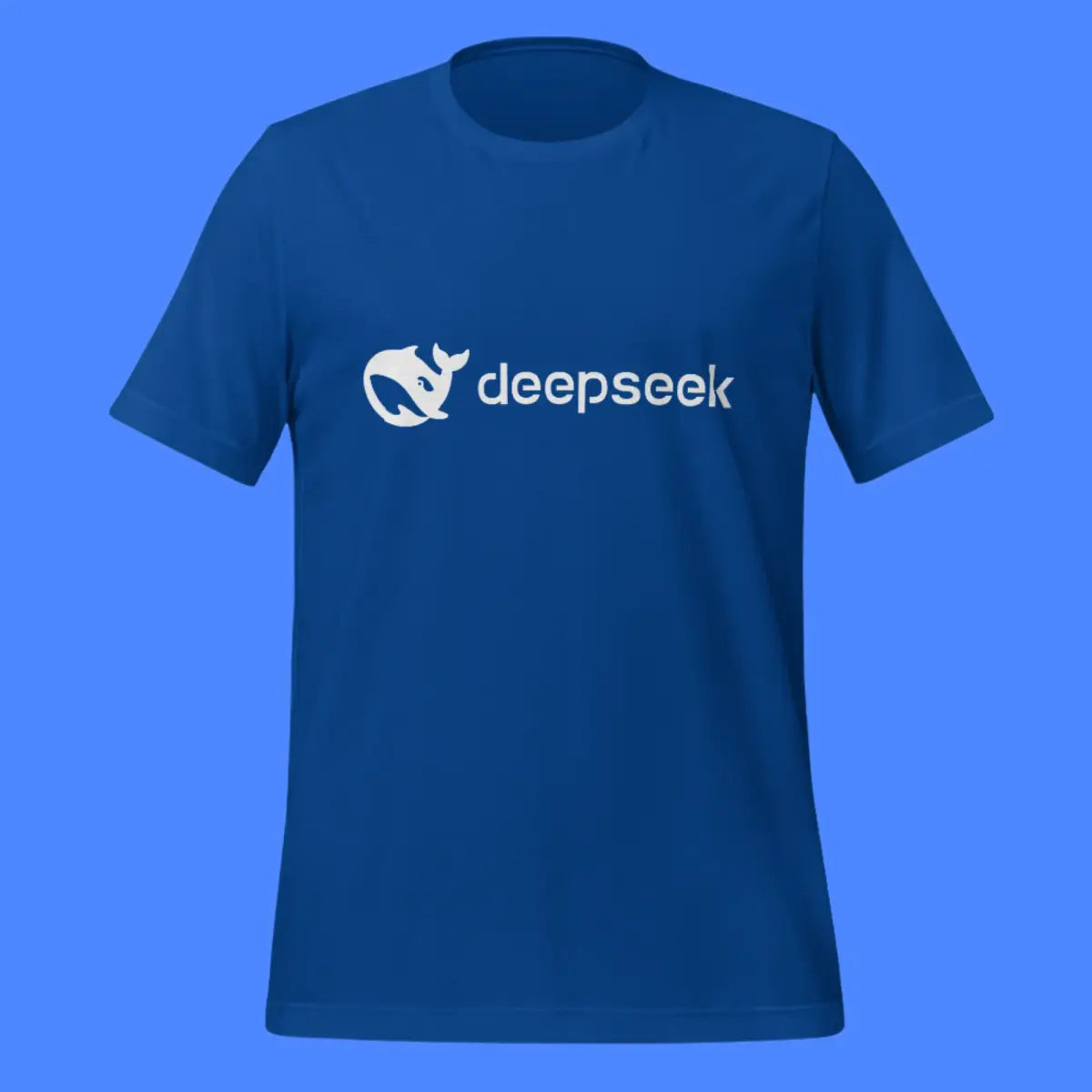 DeepSeek White Logo T-Shirt (unisex)