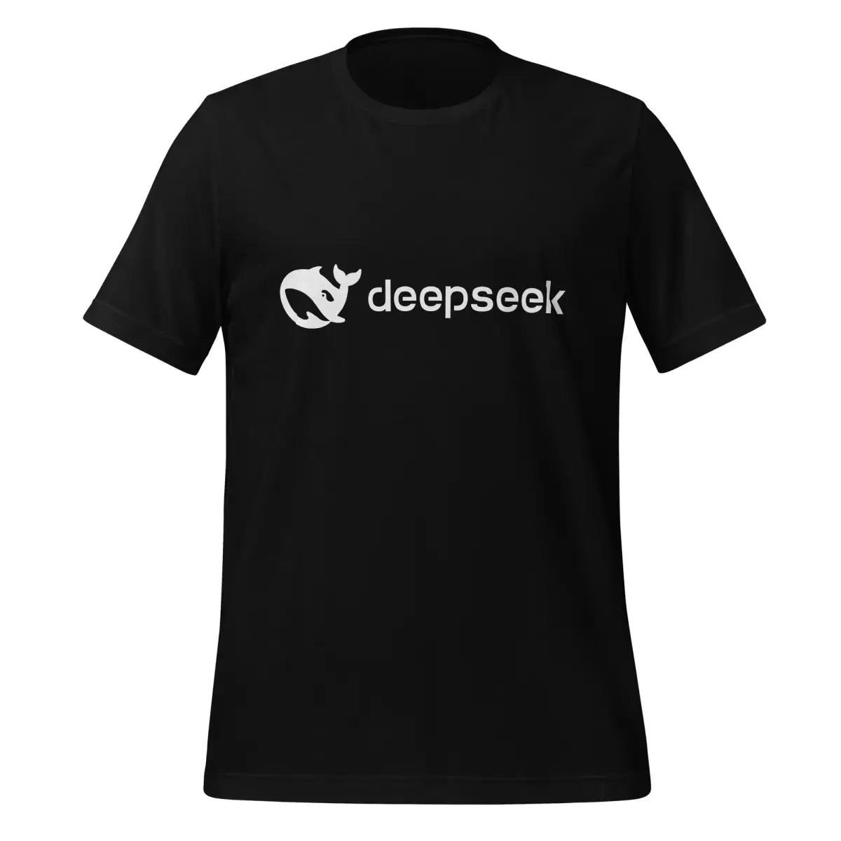 DeepSeek White Logo T-Shirt (unisex) - Black / M