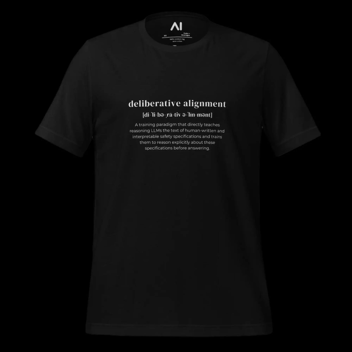 Definition of Deliberative Alignment T-Shirt (unisex)