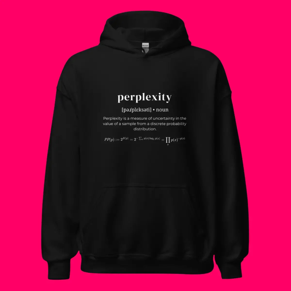 Definition of Perplexity Hoodie (unisex)