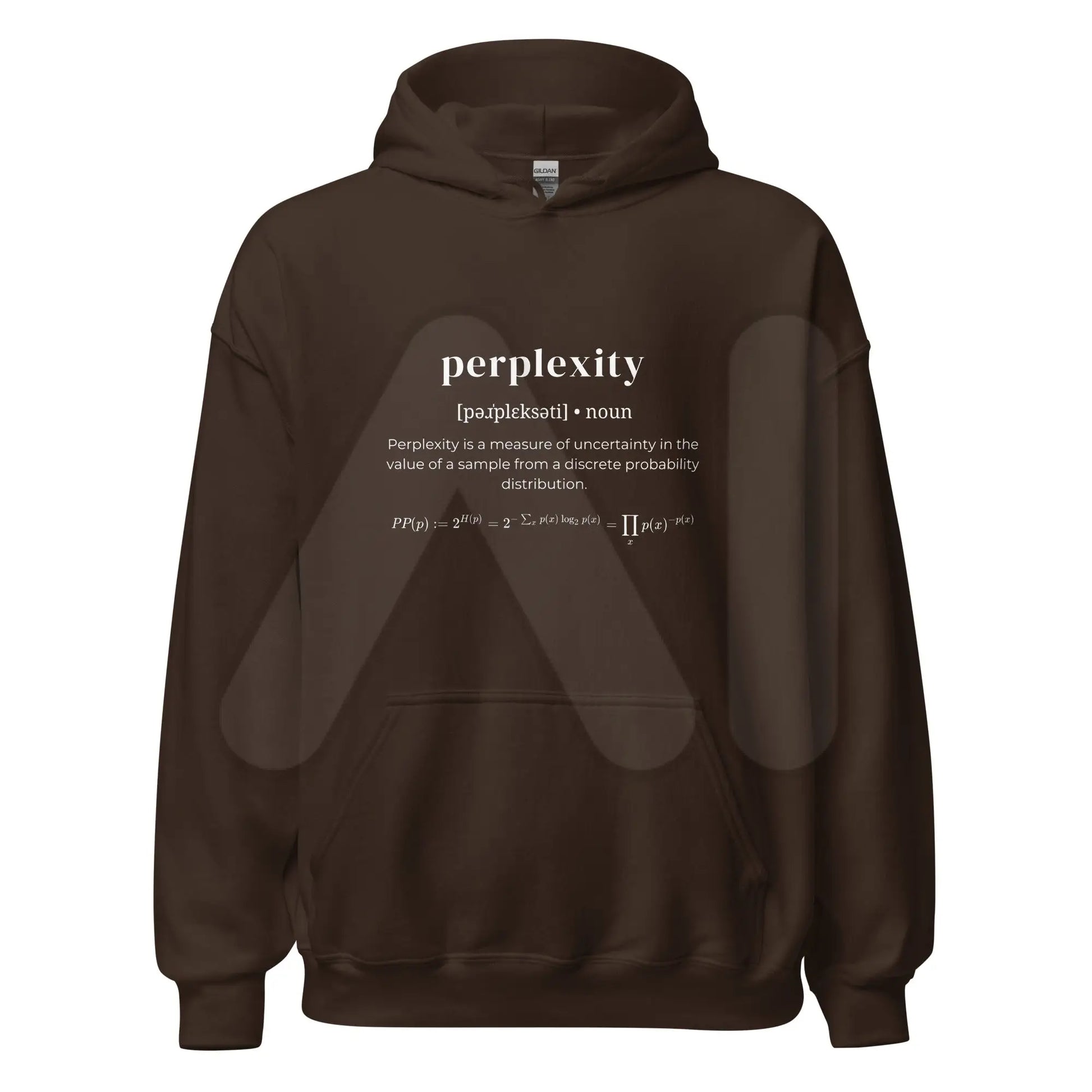 Definition of Perplexity Hoodie (unisex) - Dark Chocolate / M