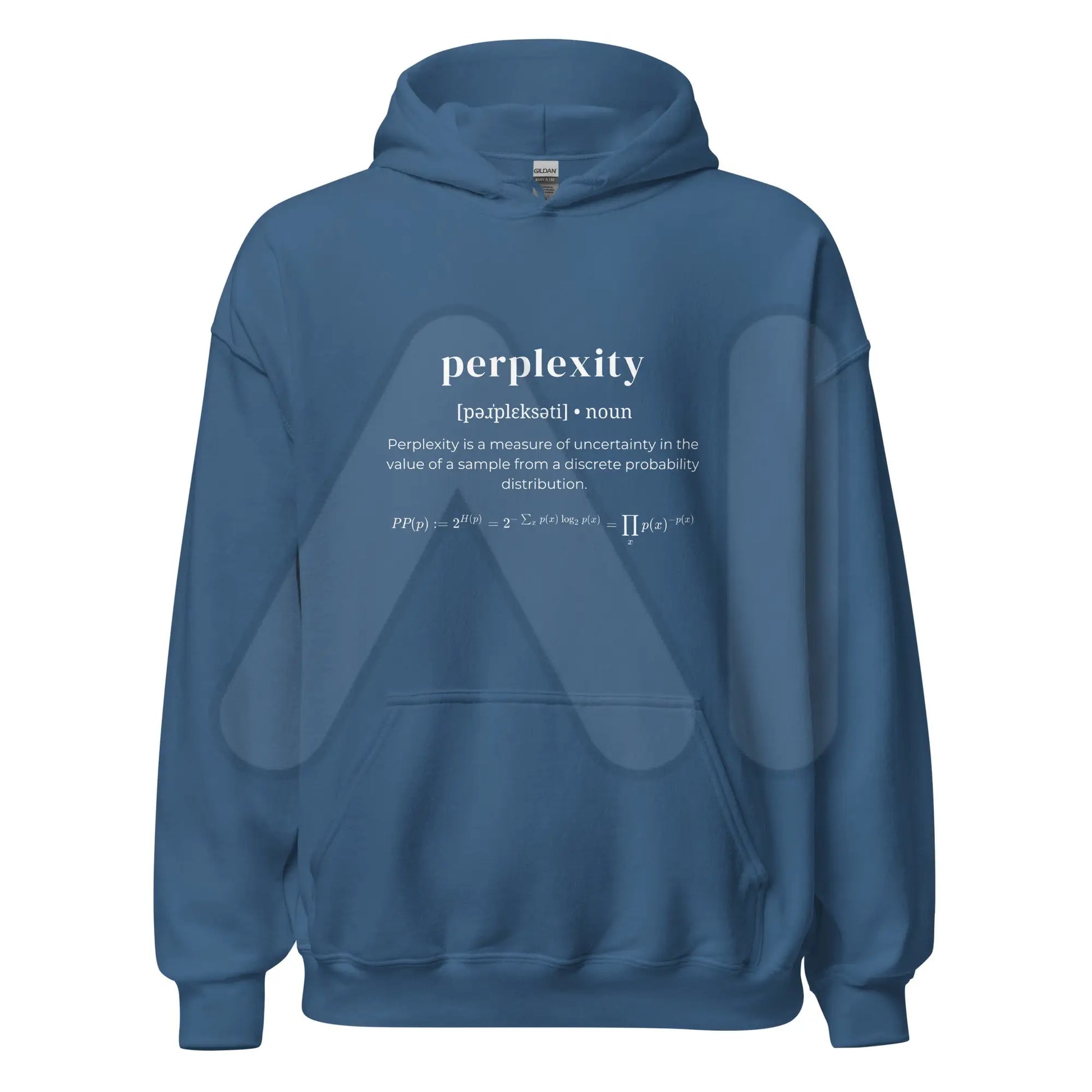 Definition of Perplexity Hoodie (unisex) - Indigo Blue / M