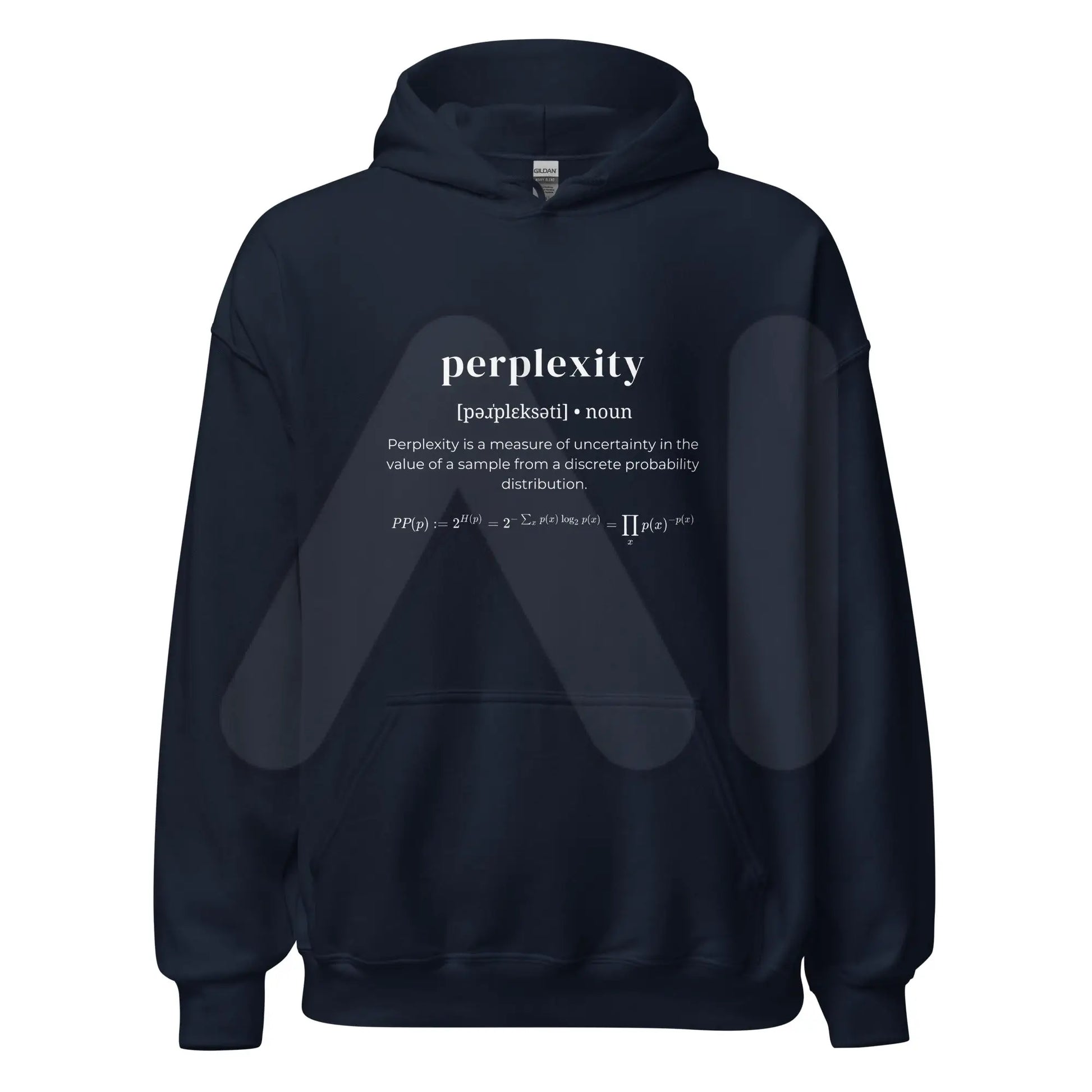 Definition of Perplexity Hoodie (unisex) - Navy / M