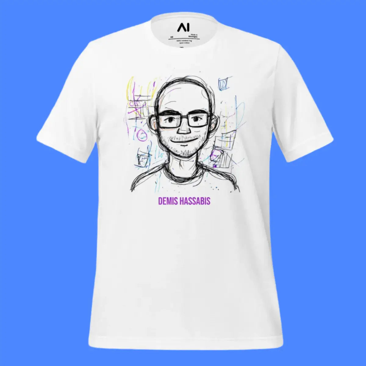 Demis Hassabis Sketch T-Shirt (unisex)