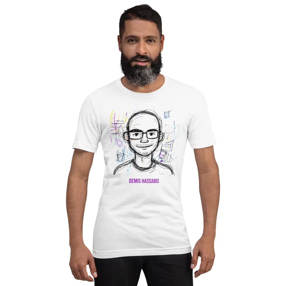 Demis Hassabis Sketch T-Shirt (unisex)