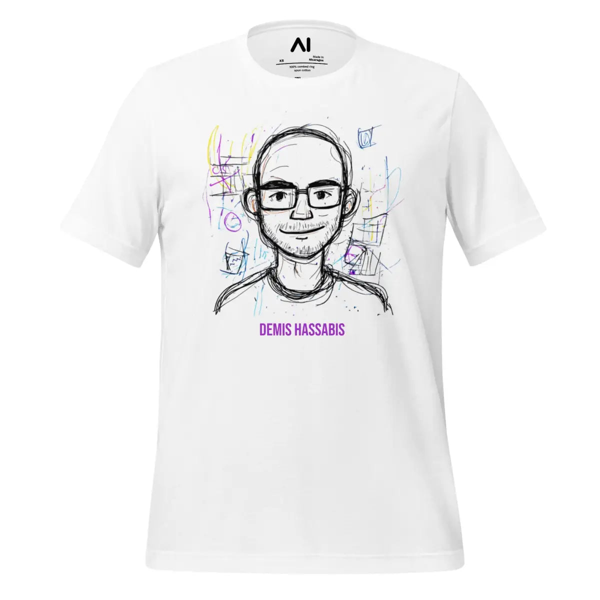 Demis Hassabis Sketch T-Shirt (unisex) - M