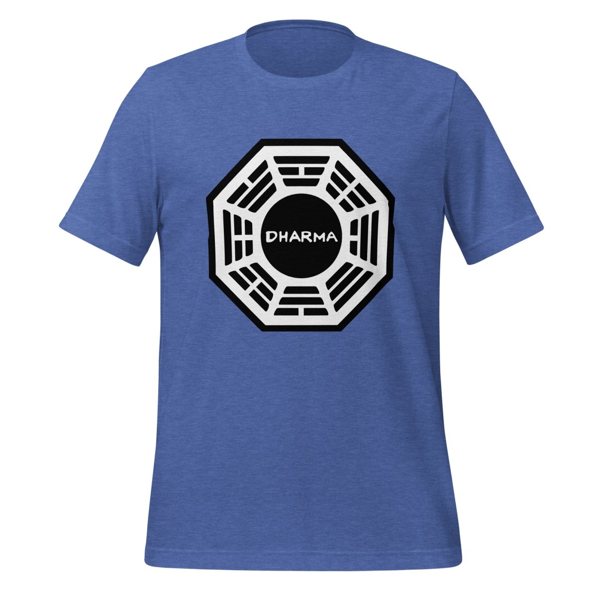Dharma Initiative Logo T - Shirt (unisex) - Heather True Royal - AI Store