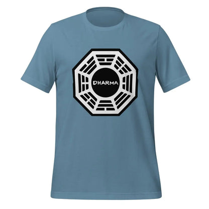 Dharma Initiative Logo T-Shirt (unisex) - Steel Blue / M