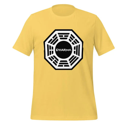 Dharma Initiative Logo T-Shirt (unisex) - Yellow / M