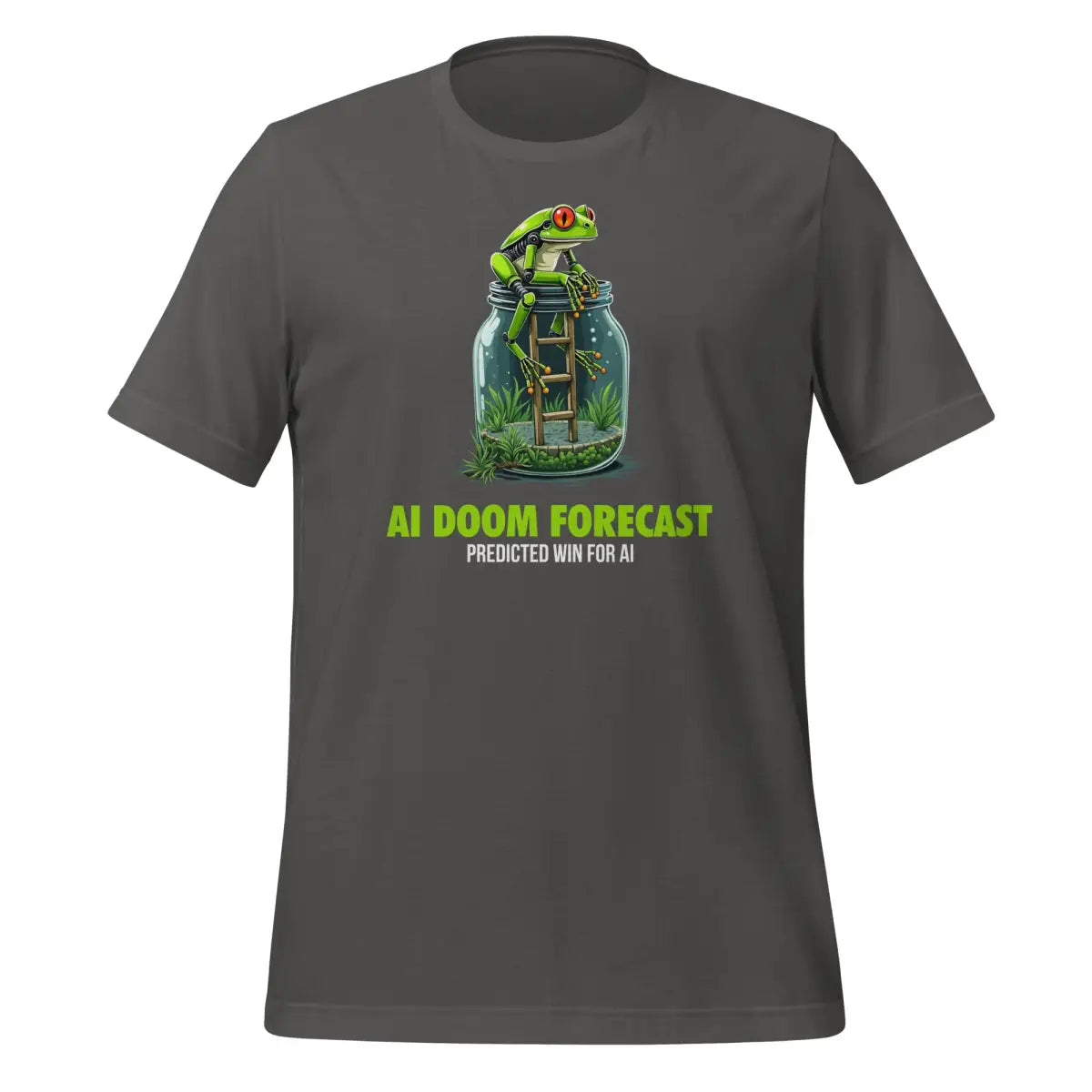 The Doom Predicted Win for Ai T-shirt (unisex) Asphalt / m.