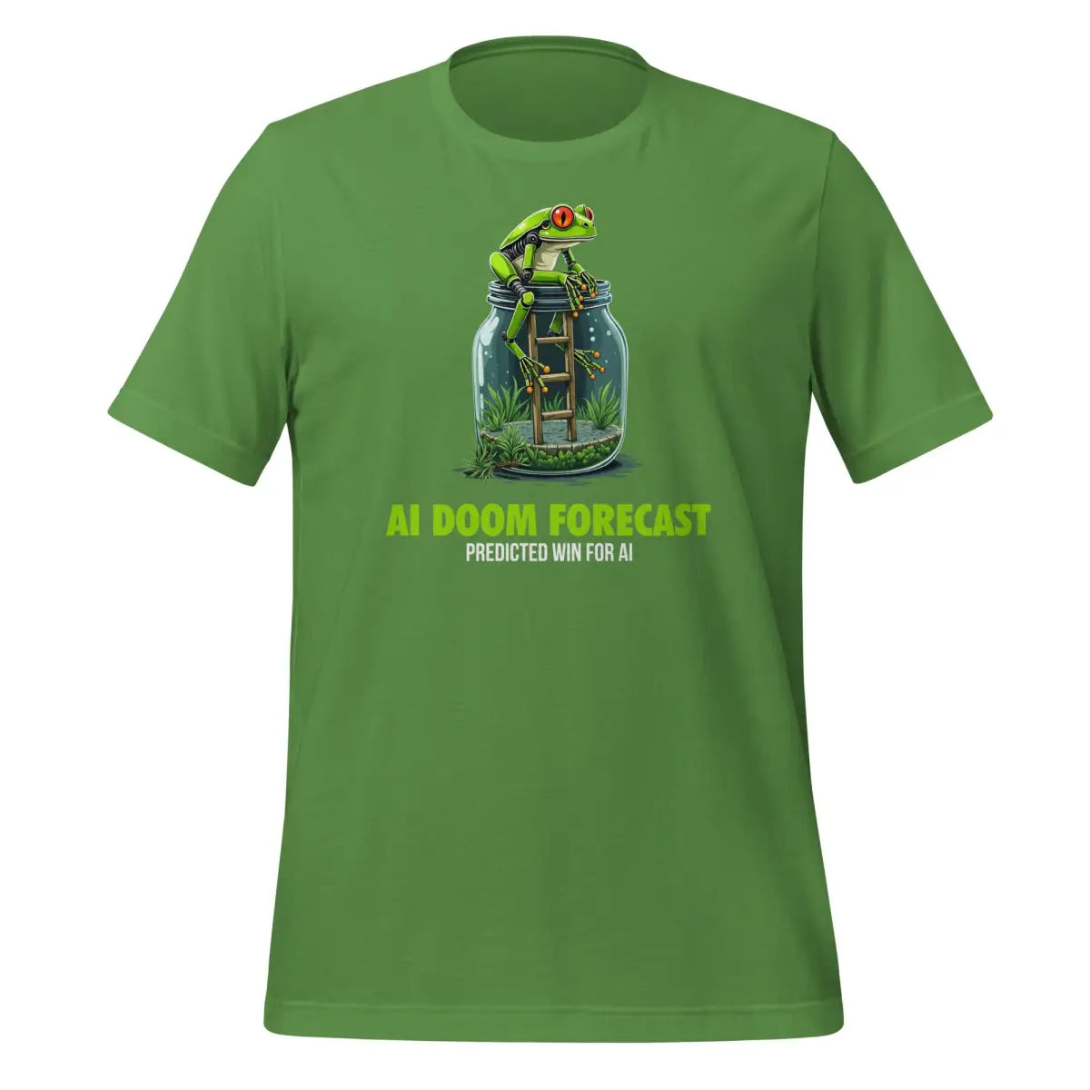 The Doom Predicted Win for Ai T-shirt (unisex) Leaf / m.