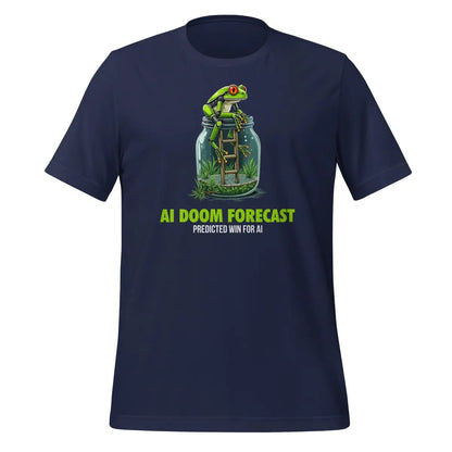 The Doom Predicted Win for Ai T-shirt (unisex) Navy / m.