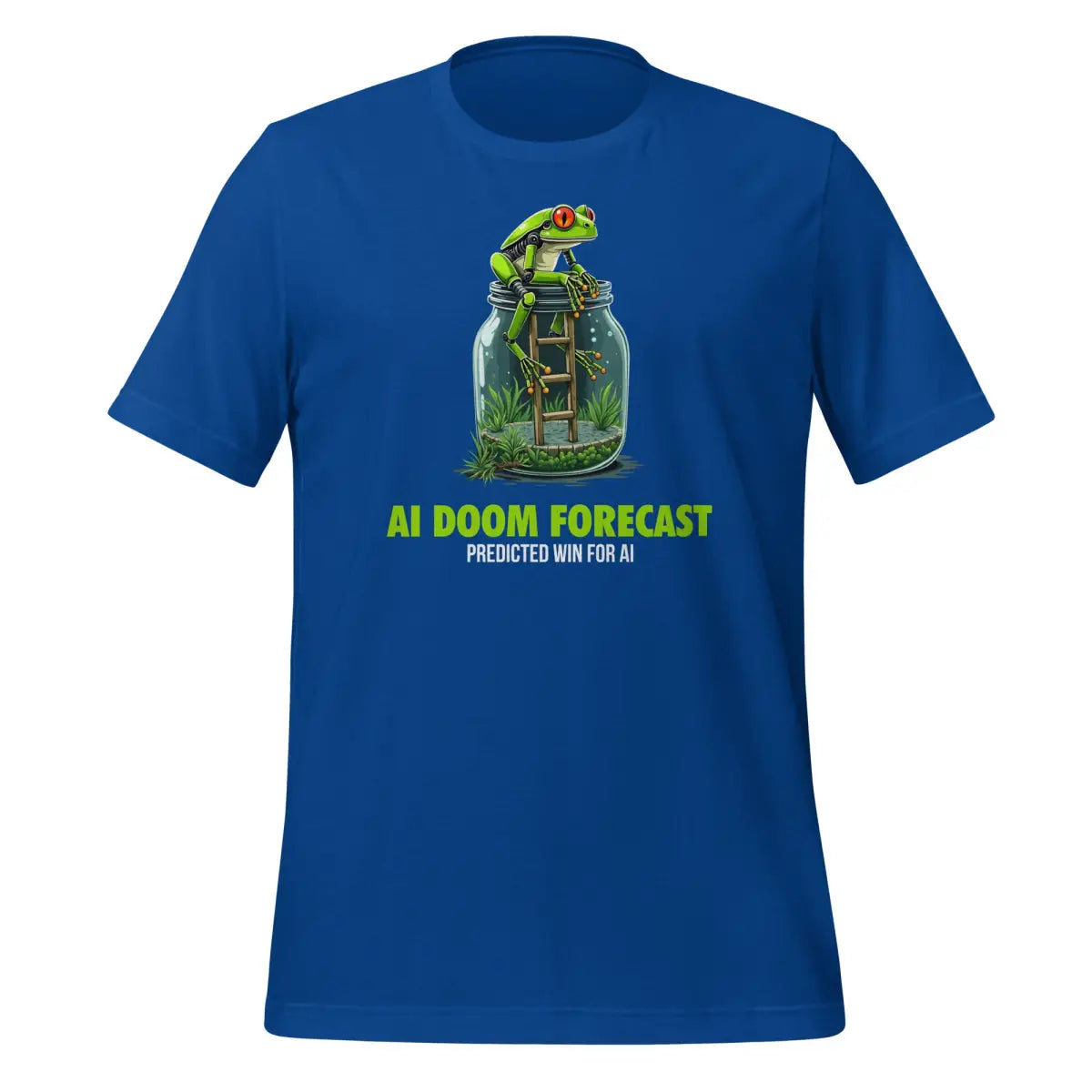 The Doom Predicted Win for Ai T-shirt (unisex) True Royal / m.