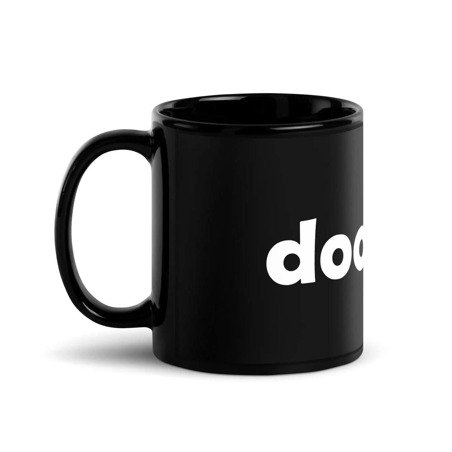 doomer. Black Glossy Mug 3