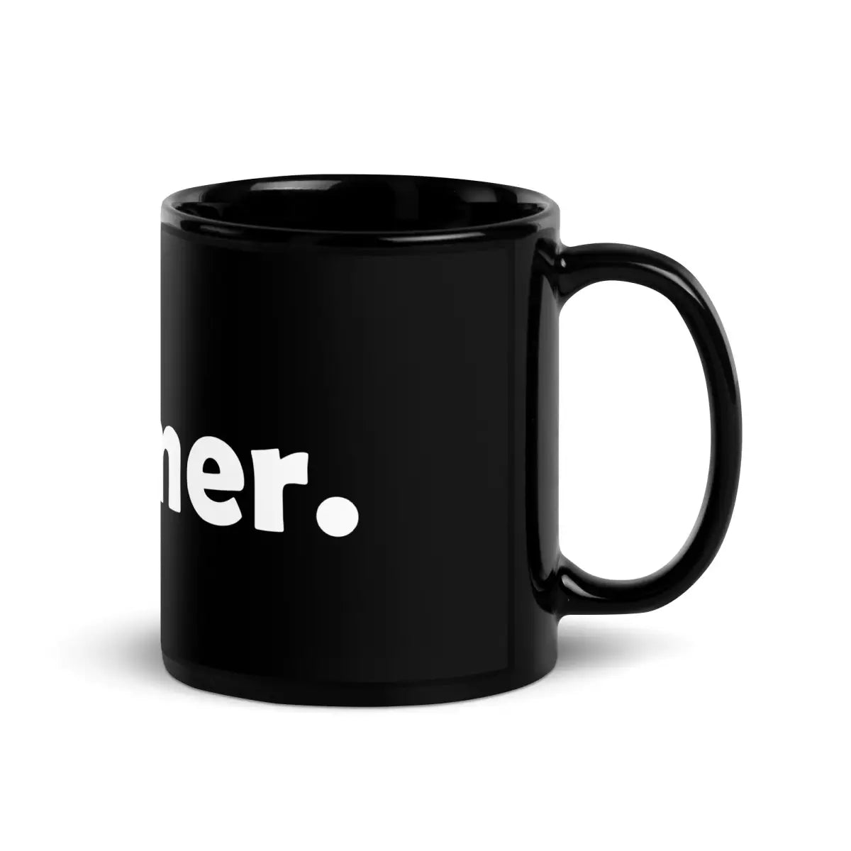 doomer. Black Glossy Mug 3