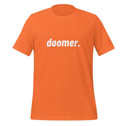 doomer. T-Shirt 2 (unisex) - Orange - AI Store