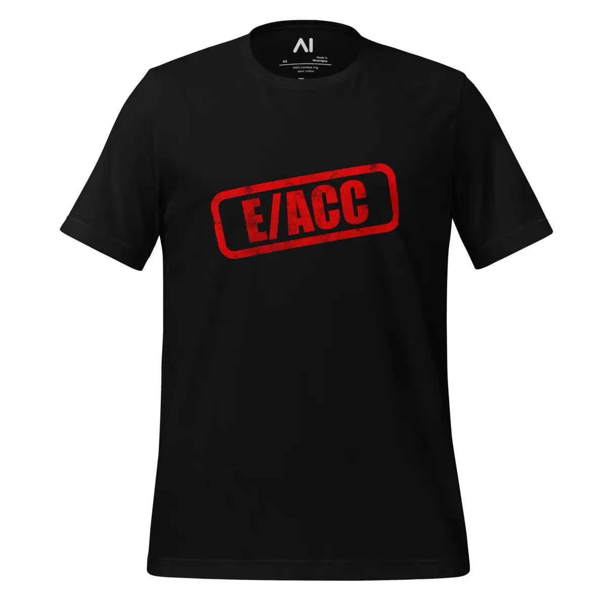 E/ACC Stamp T-Shirt 2 (unisex) - Black / M