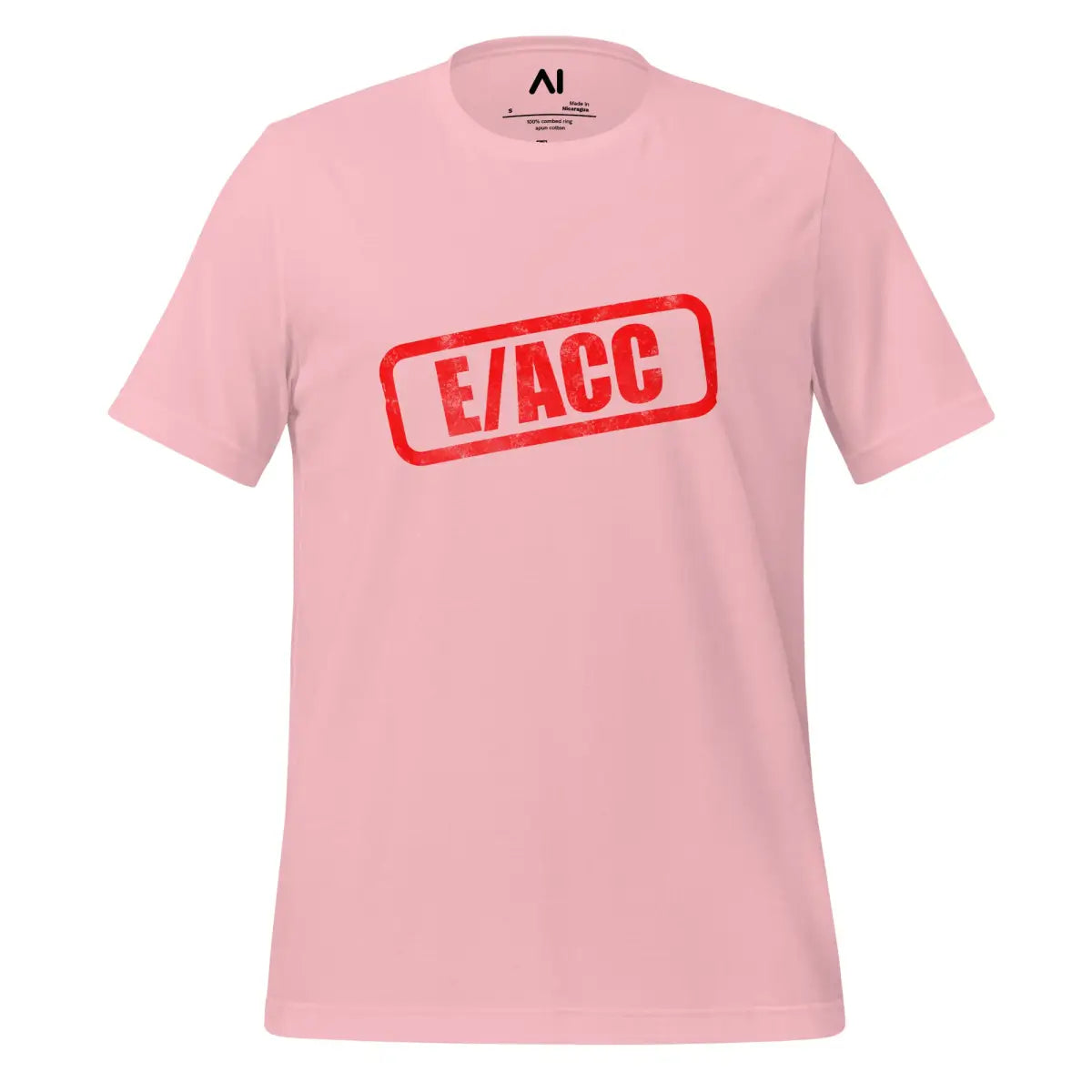 E/ACC Stamp T-Shirt 2 (unisex) - Pink / M