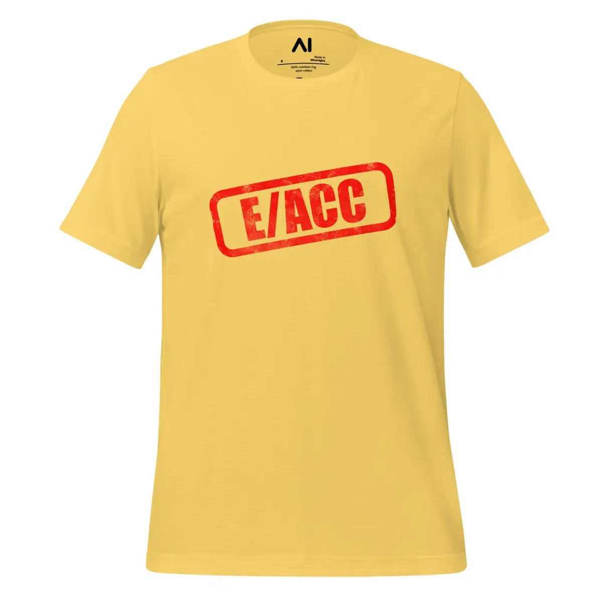 E/ACC Stamp T-Shirt 2 (unisex) - Yellow / M