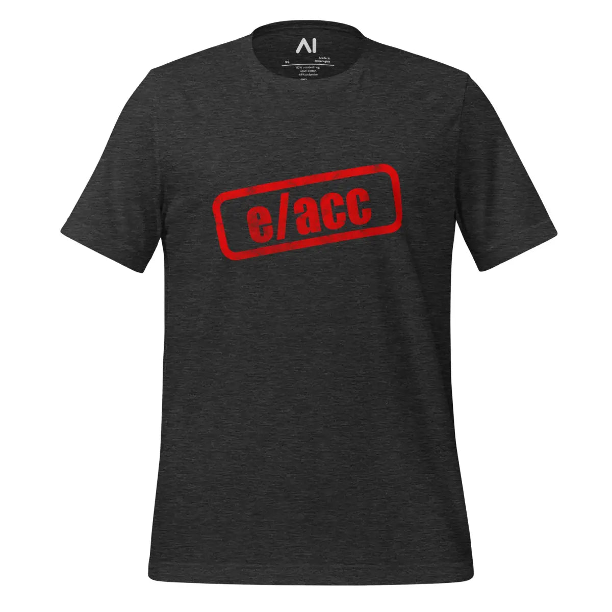 e/acc Stamp T-Shirt (unisex) - Dark Grey Heather / M