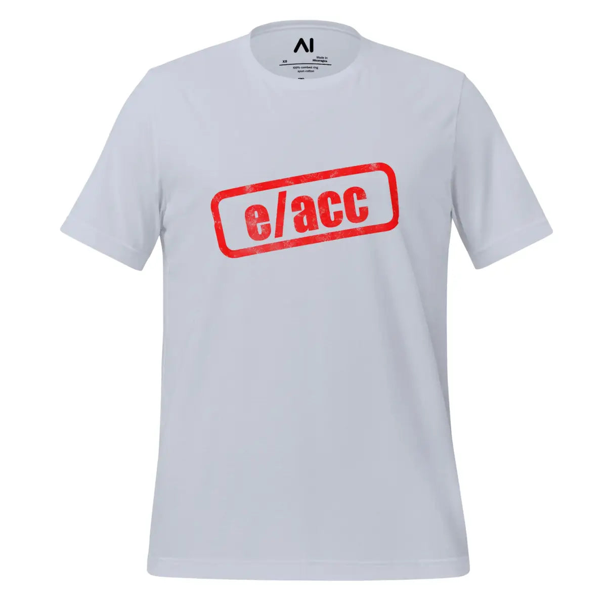 e/acc Stamp T-Shirt (unisex) - Light Blue / M