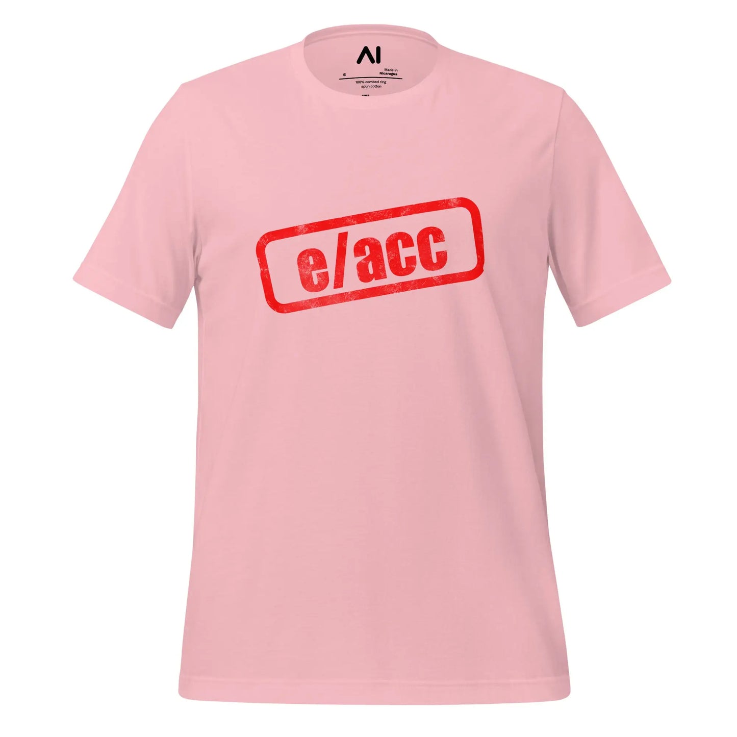 e/acc Stamp T-Shirt (unisex) - Pink / M