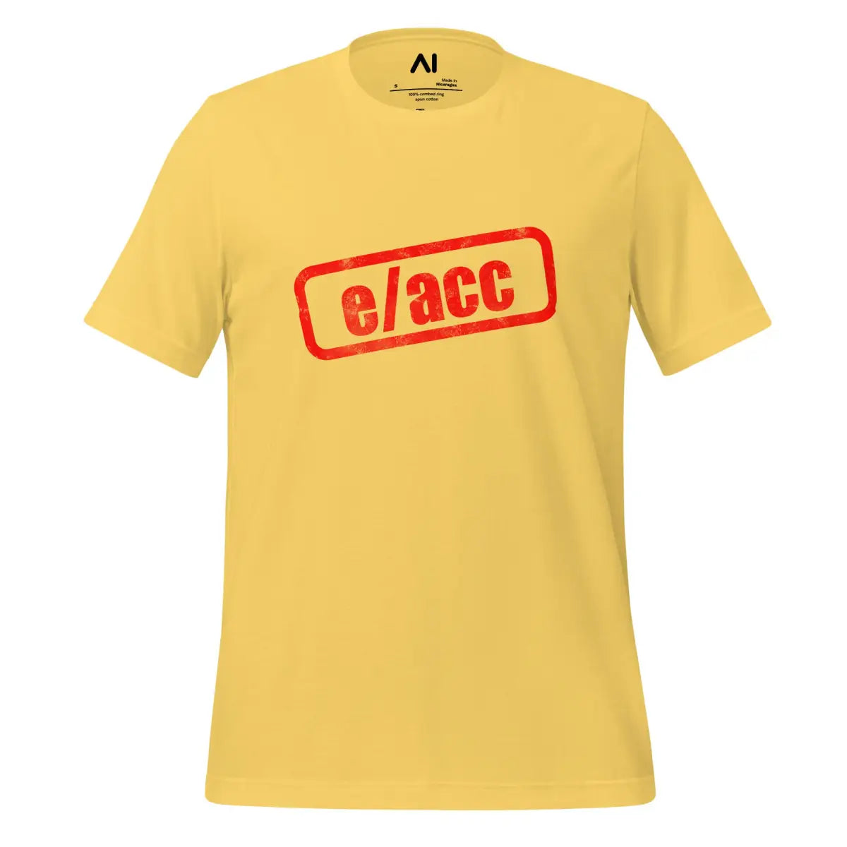 e/acc Stamp T-Shirt (unisex) - Yellow / M