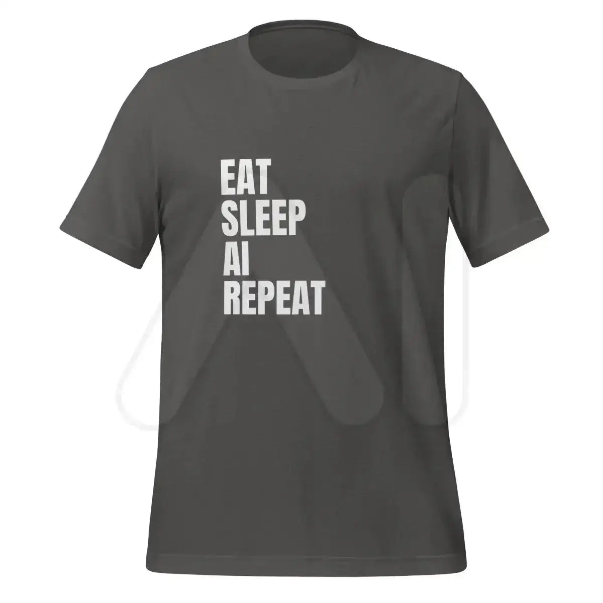 EAT SLEEP AI REPEAT T-Shirt 1 (unisex) - Asphalt / M