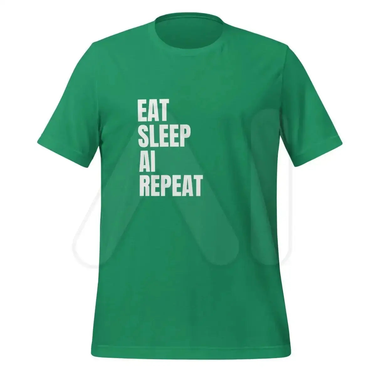 EAT SLEEP AI REPEAT T-Shirt 1 (unisex) - Kelly / M