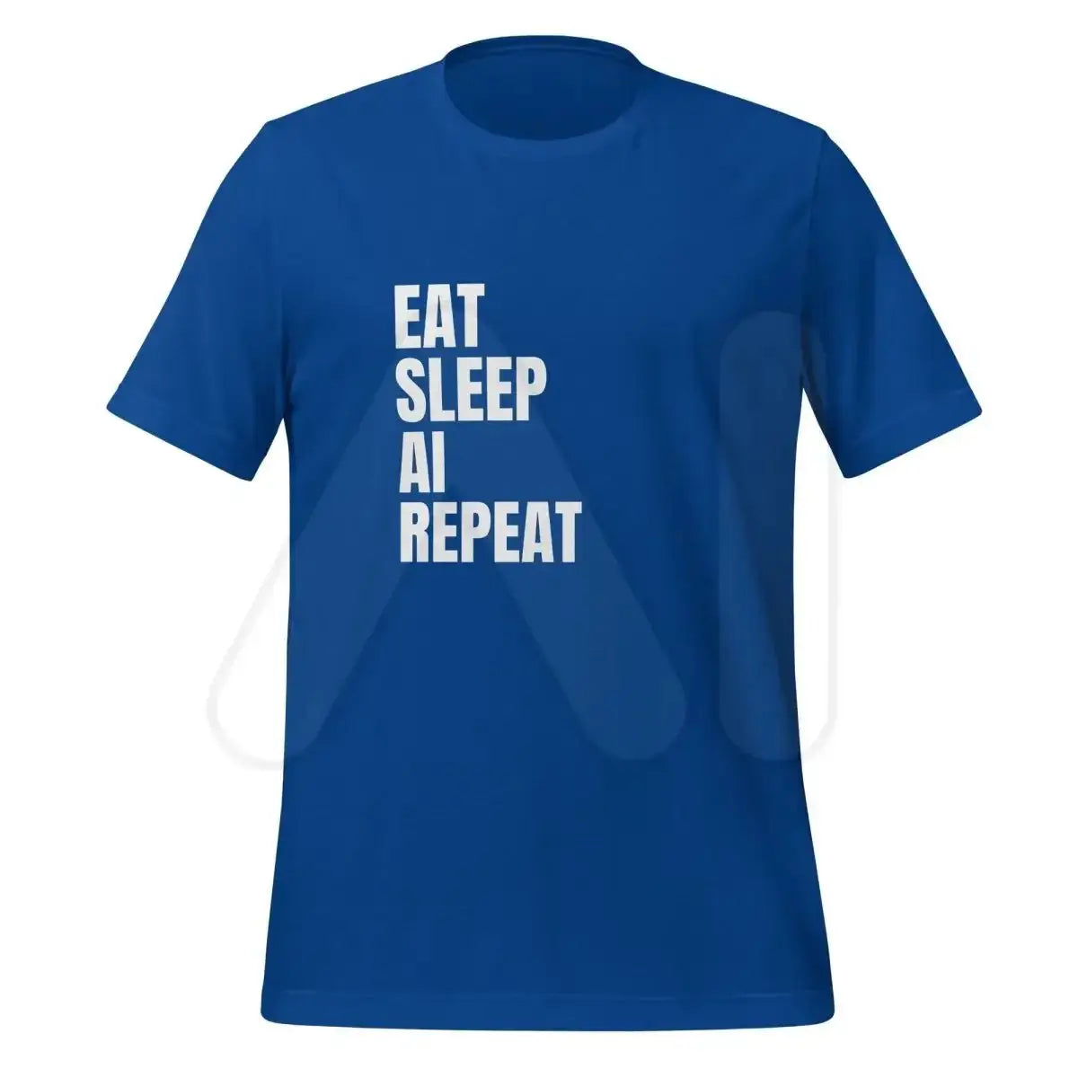 EAT SLEEP AI REPEAT T-Shirt 1 (unisex) - True Royal / M