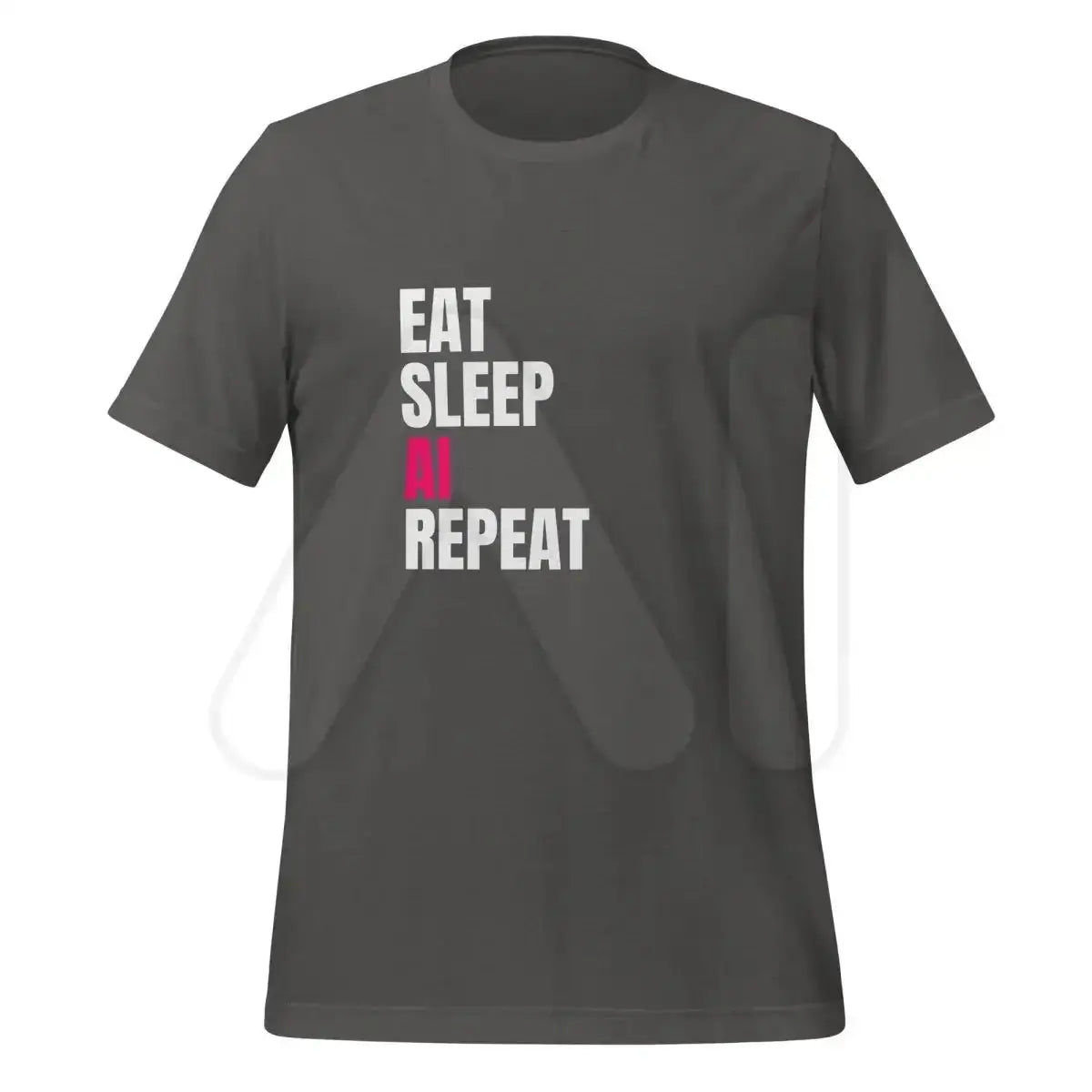 EAT SLEEP AI REPEAT T-Shirt 2 (unisex) - Asphalt / M