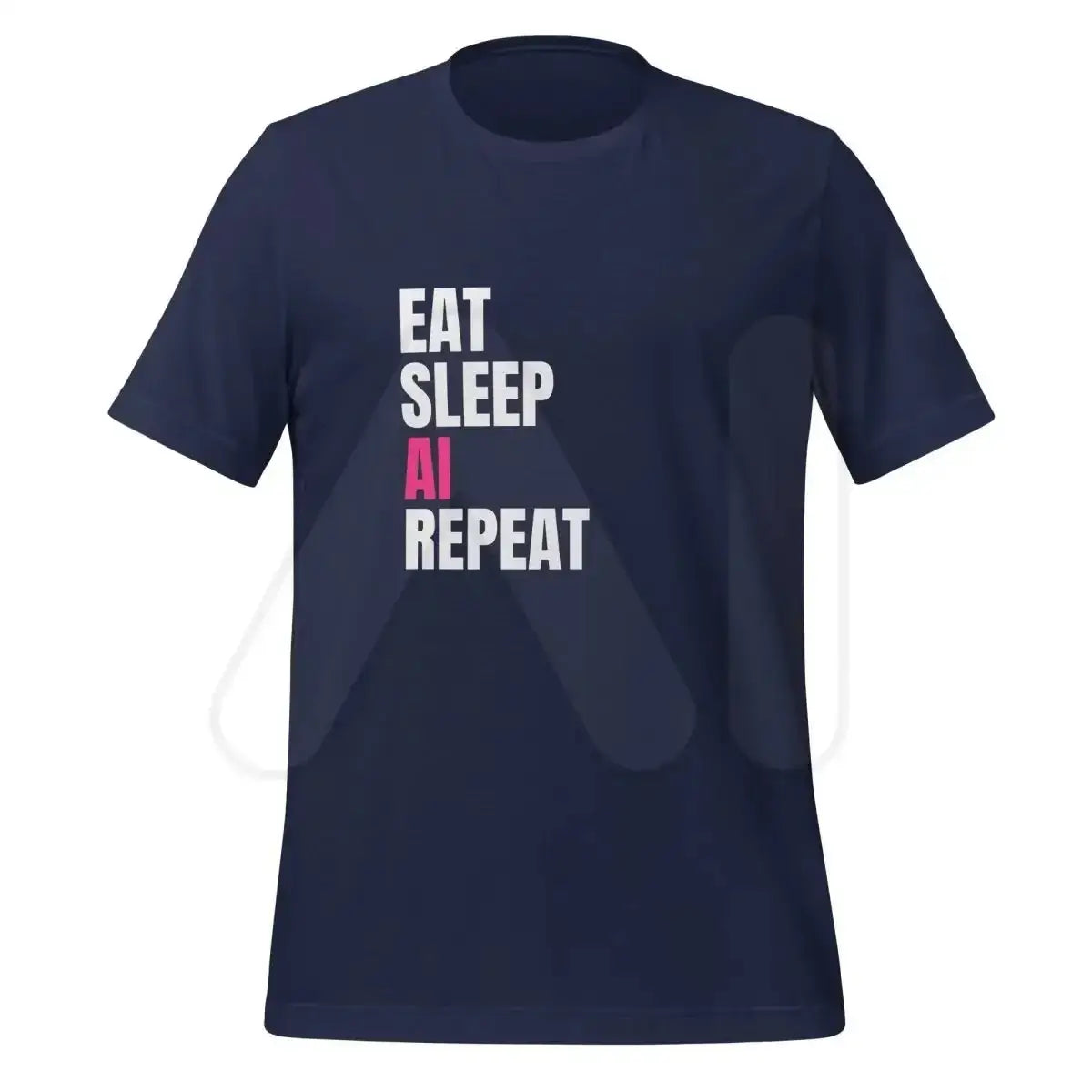 EAT SLEEP AI REPEAT T-Shirt 2 (unisex) - Navy / M